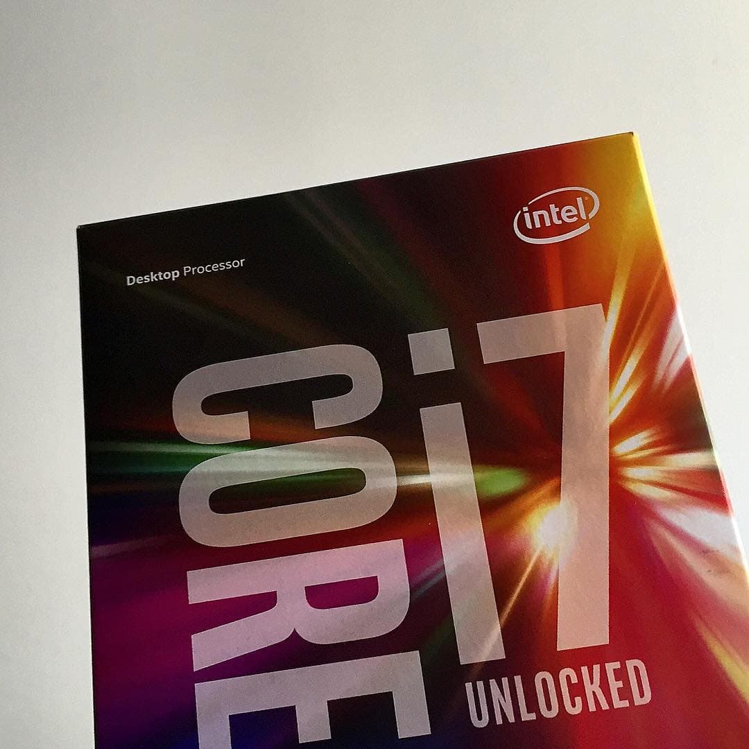 An Intel Core i7 processor box